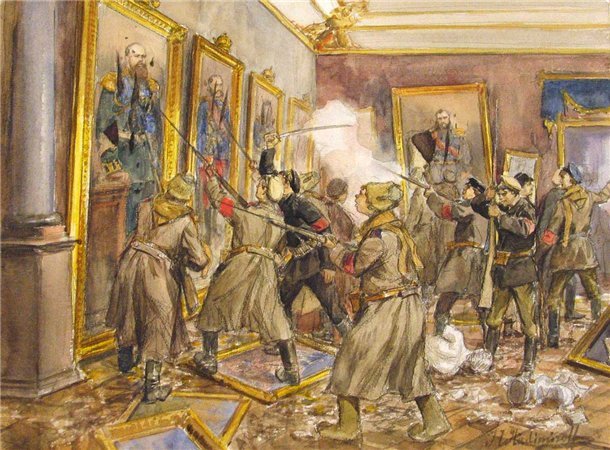 Revolutionary seizure of works of art