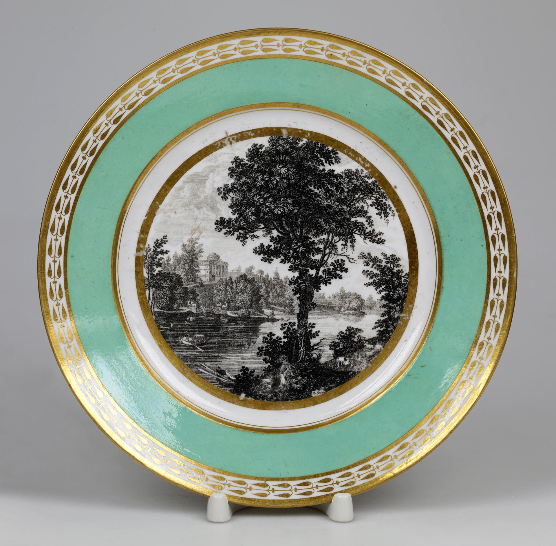 Dinner Plate with a View of the Pavlovsk Palace
